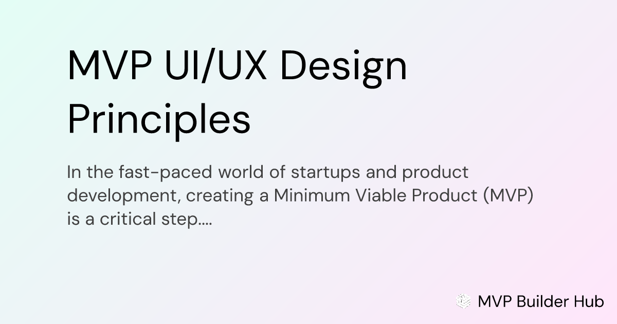 OG Image for MVP UI/UX Design Principles