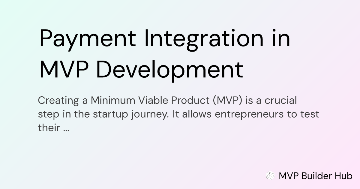 OG Image for Payment Integration in MVP Development